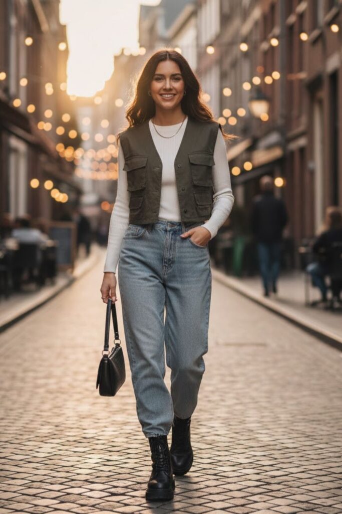 12. Creative Look With Layered Tops