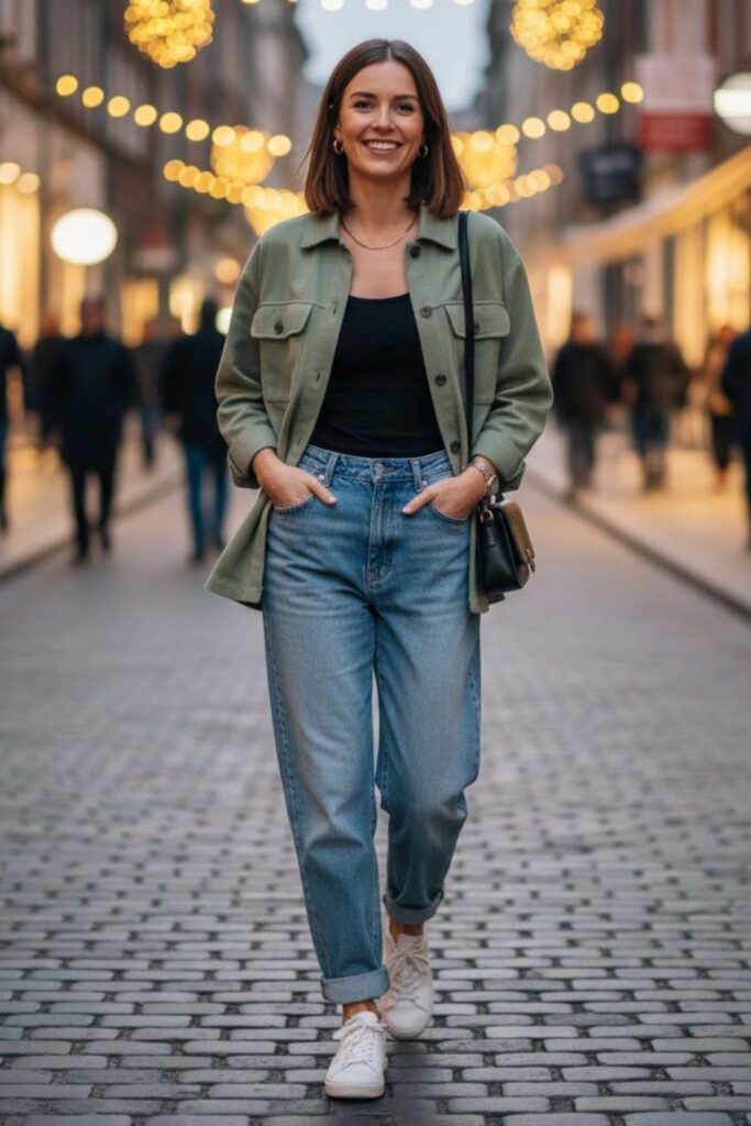 13. Casual Utility Shirt Outfit