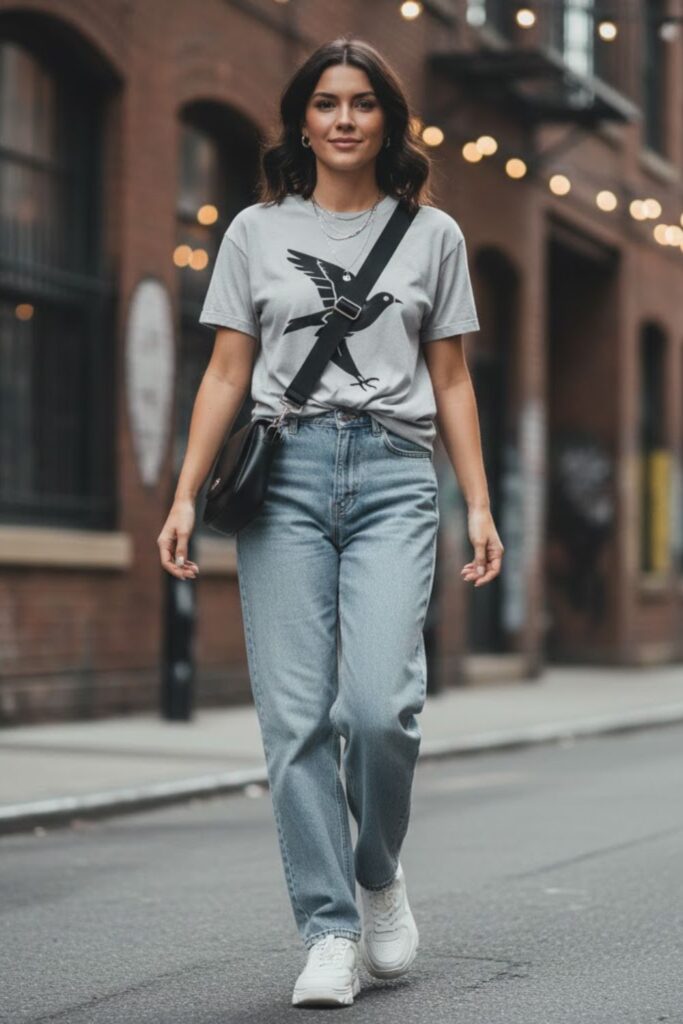 5. Graphic Tee Street Style Look