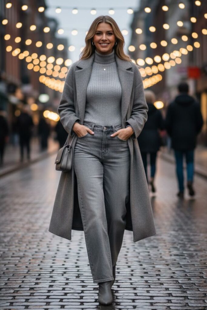 5. Minimalist Monochrome Outfit