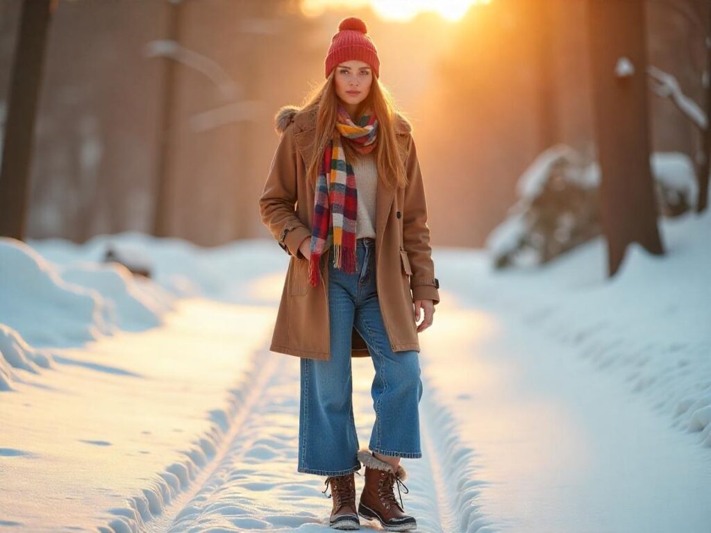 Wide Leg Cropped Jeans Outfit