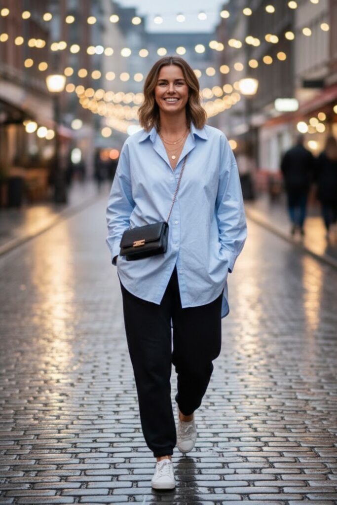 10. Longline Shirt Layer