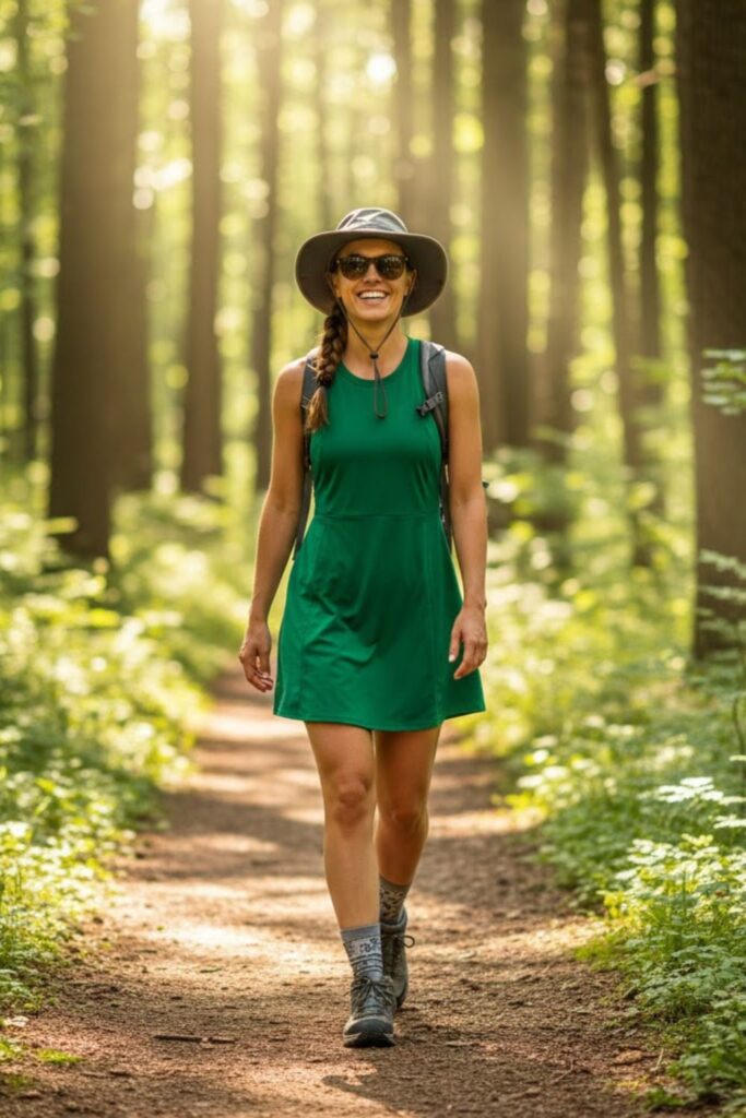 10. Trail Dress with Built-In Shorts