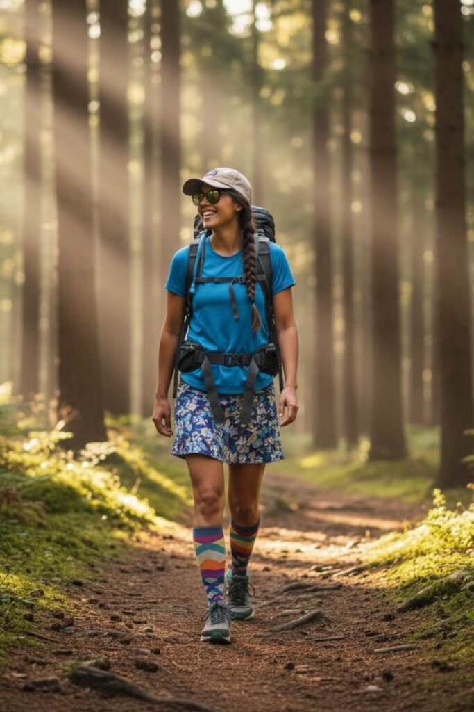 15. Hiking Skirt with Performance Tee