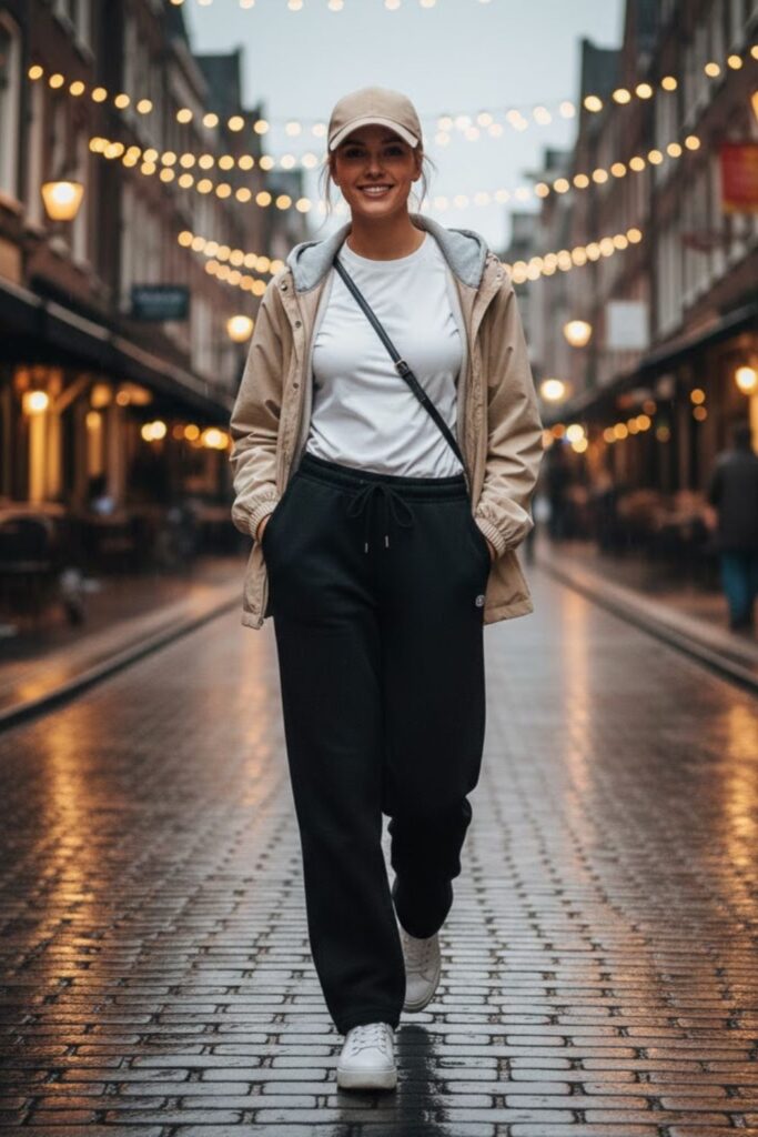 7. Hoodie Layered Under Jacket