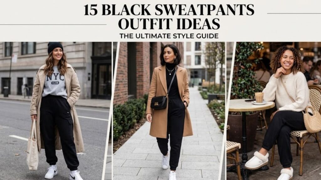 Black Sweatpants Outfit