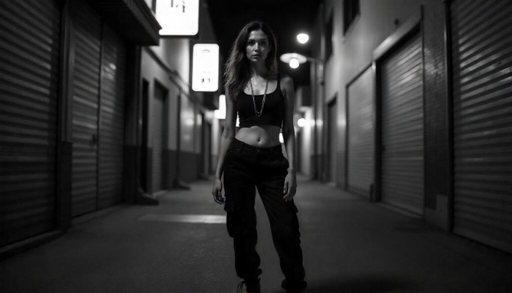 black cargo pants outfit