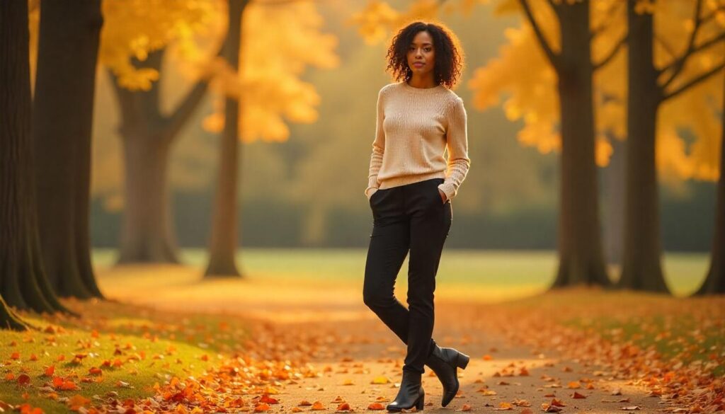 black trousers outfit
