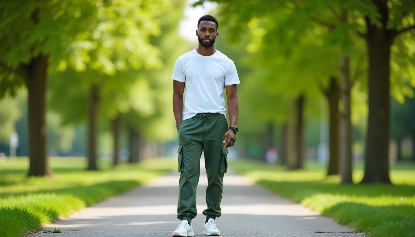 green cargo pants outfit ideas for men