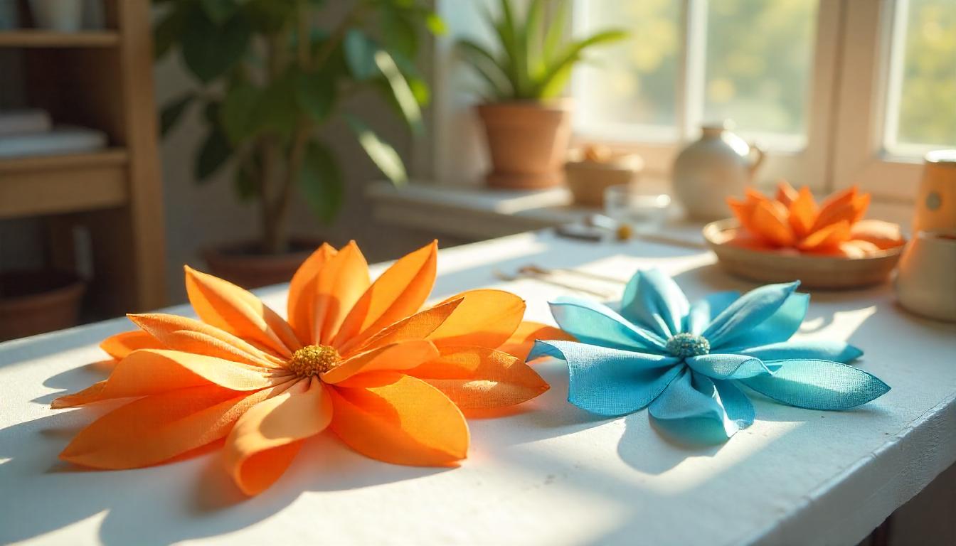 How to Make Petals with Fabric