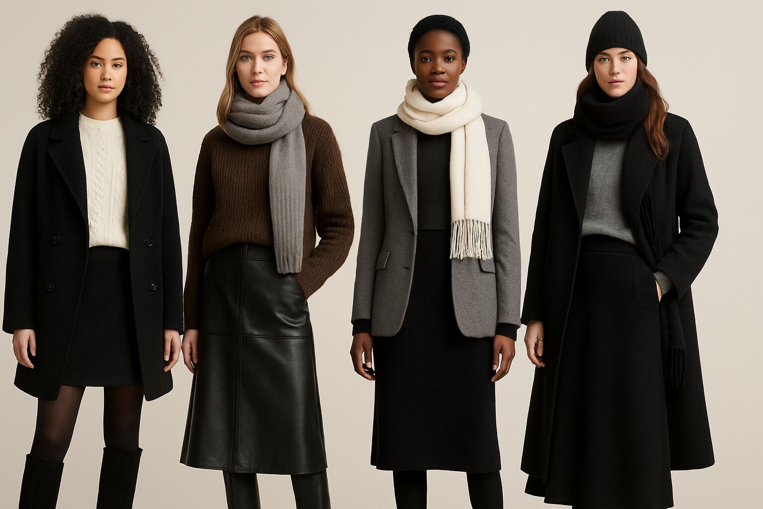 30+ Black Skirt Outfit Ideas for Winter: Cozy and Timeless Looks