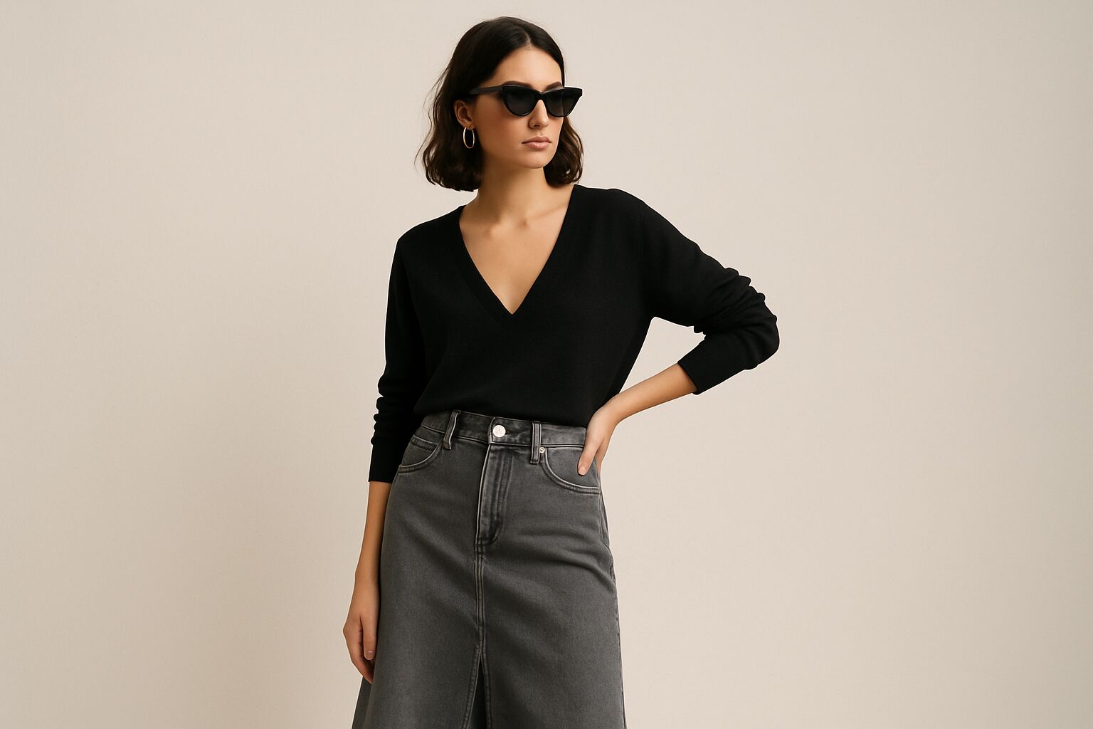 30+ Grey Denim Skirt Outfit Ideas: Timeless, Versatile, and Effortlessly Chic