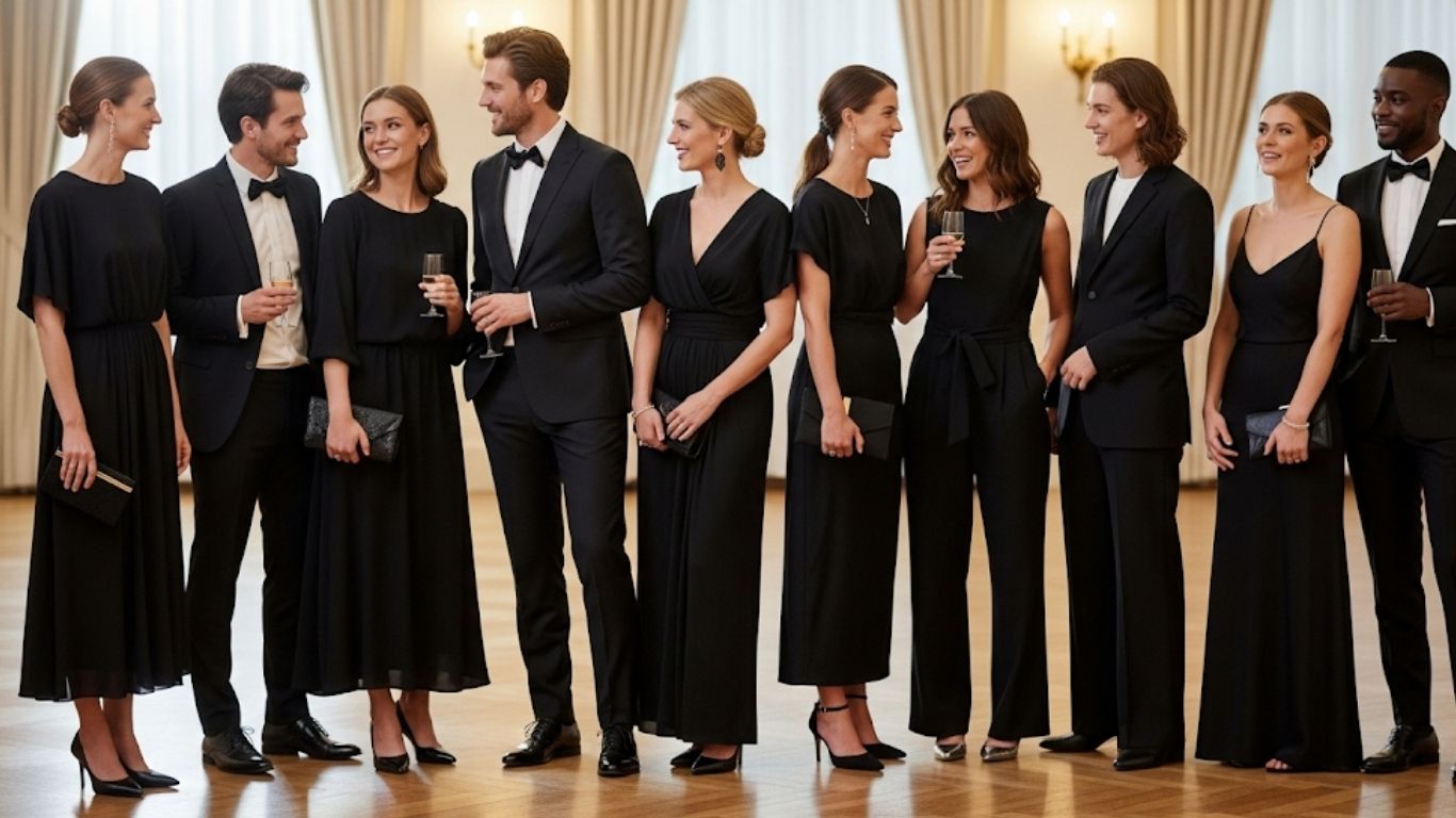 15+ All Black Wedding Guest Outfit Ideas to Look Chic and Elegant