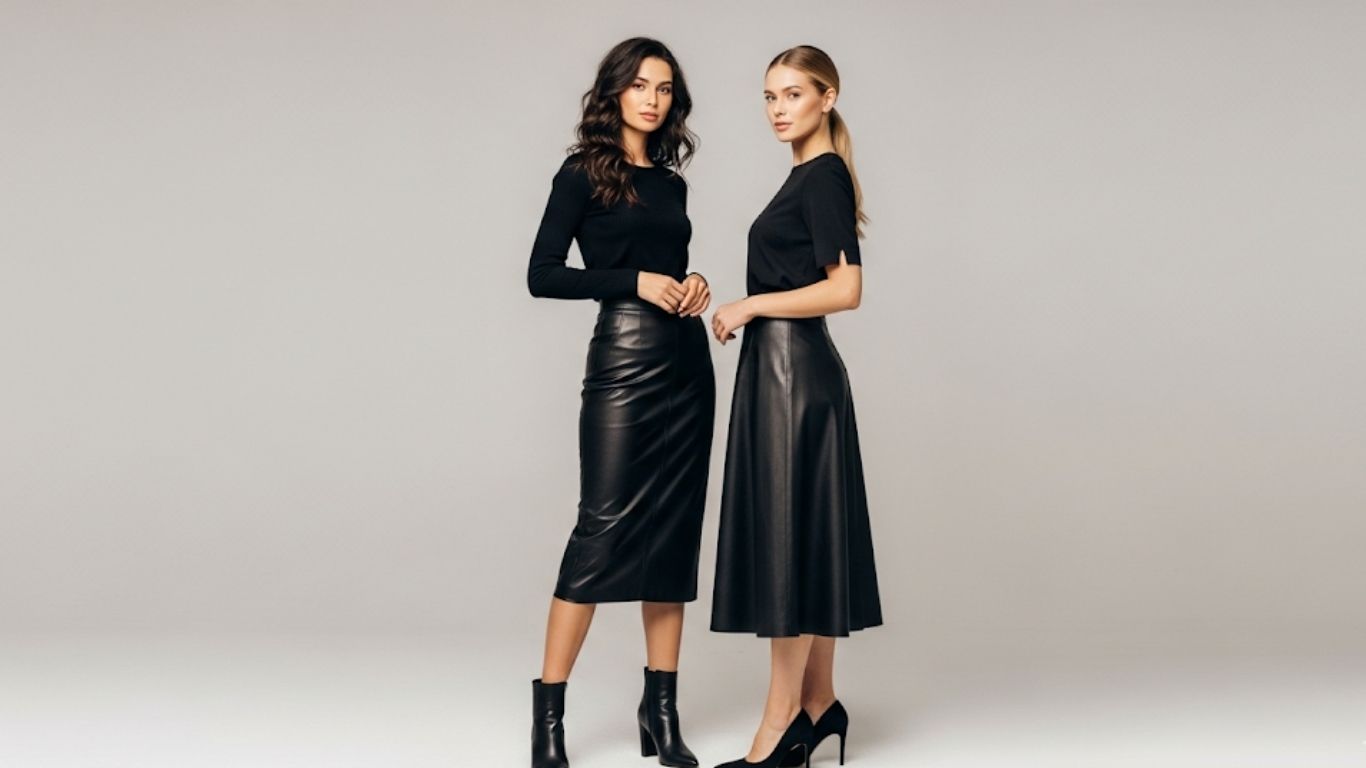 15 Black Leather Midi Skirt Outfit Ideas to Elevate Your Style