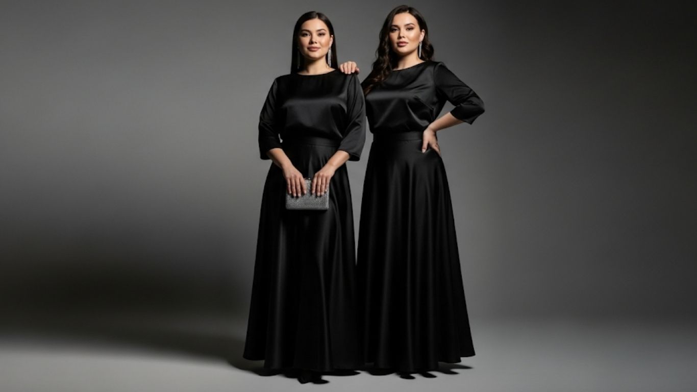 15 Black Satin Maxi Skirt Outfit Ideas for Elegant and Chic Looks