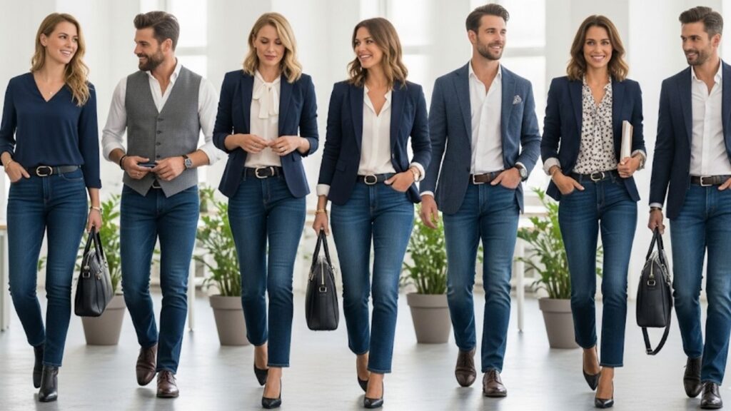 15+ Jeans Office Outfit Ideas