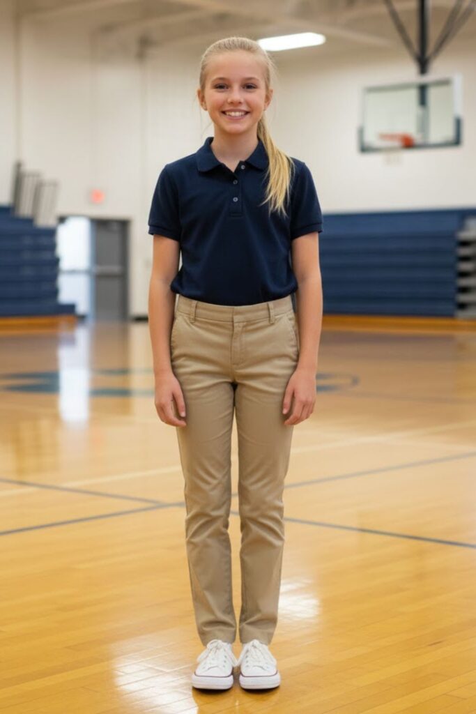 5. Polo Shirt with Chinos