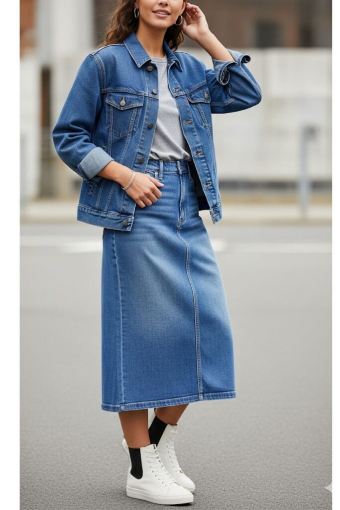 Double Denim Look