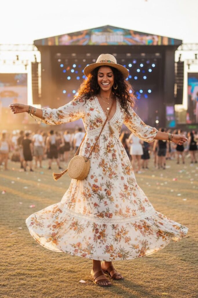 Flowy Boho Dress