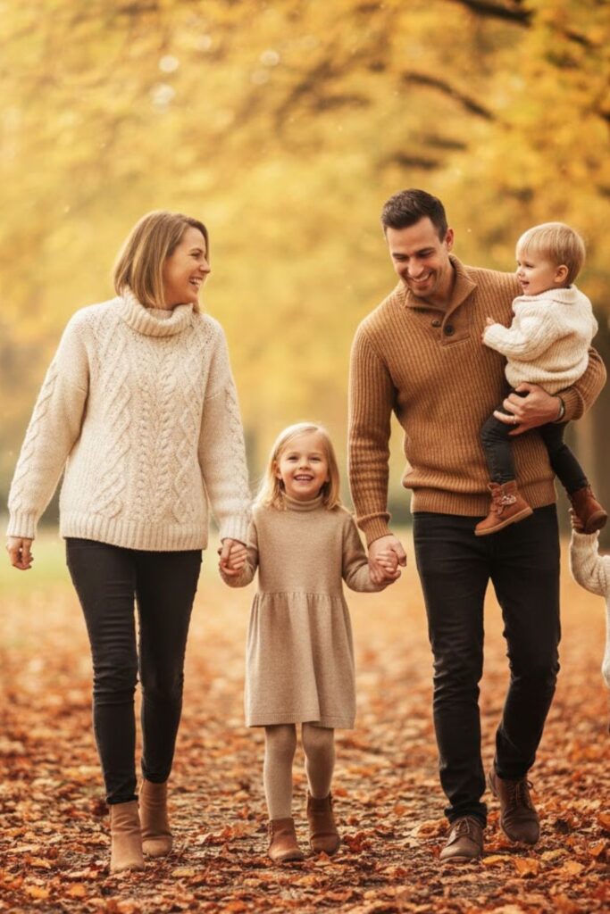 Neutral Tones with Cozy Knits