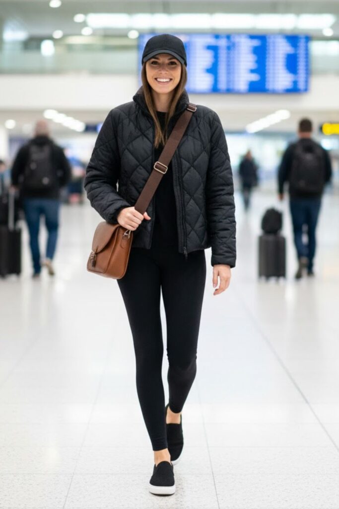 Quilted Jacket with Leggings