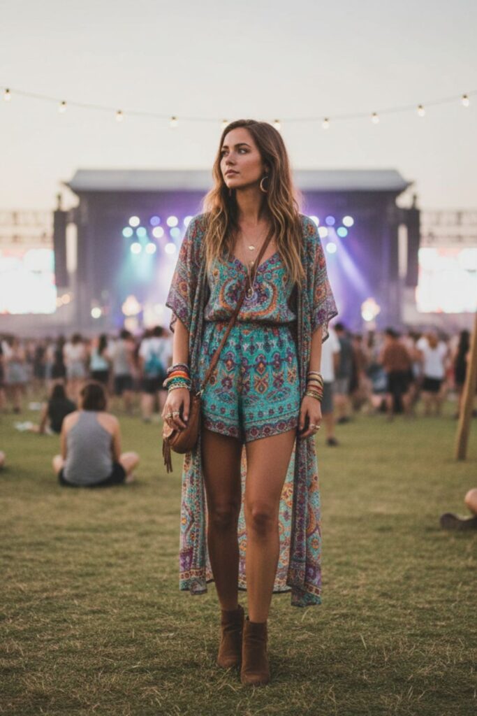Romper with Ankle Boots