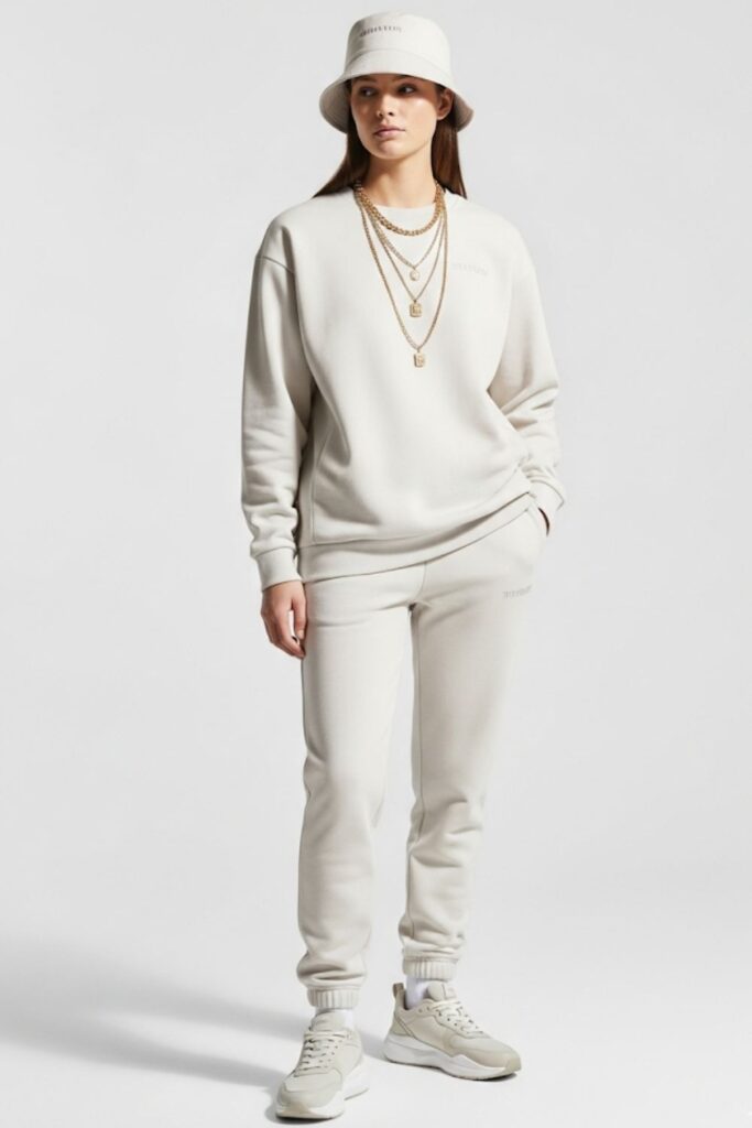 Sporty Tracksuit Set