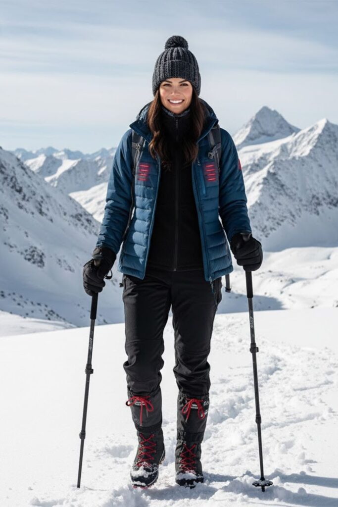 10. Heated Jacket with Fleece Pants and Gloves