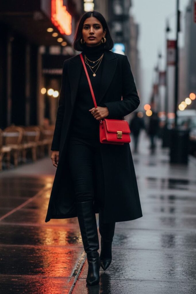 12. All-Black Monochrome Look