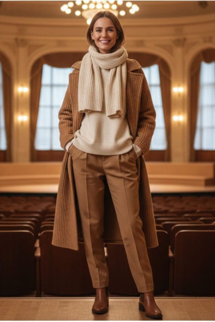 12. Monochrome Neutral Layers + Chelsea Boots