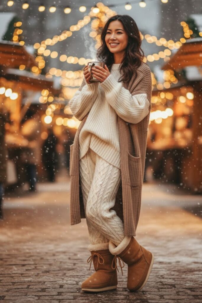 12. Oversized Knit Comfort