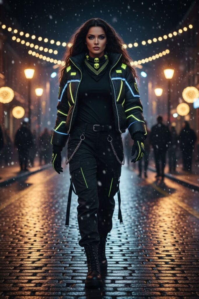 12. The Neon Night Look