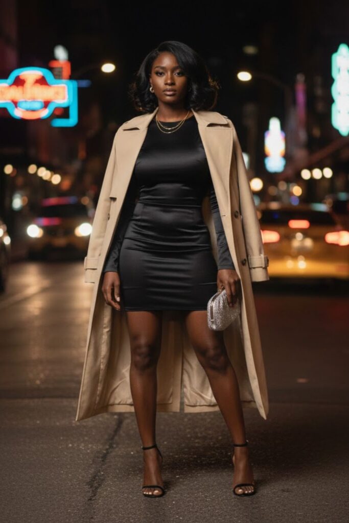 13. Long Sleeve Mini Dress with Ankle Boots