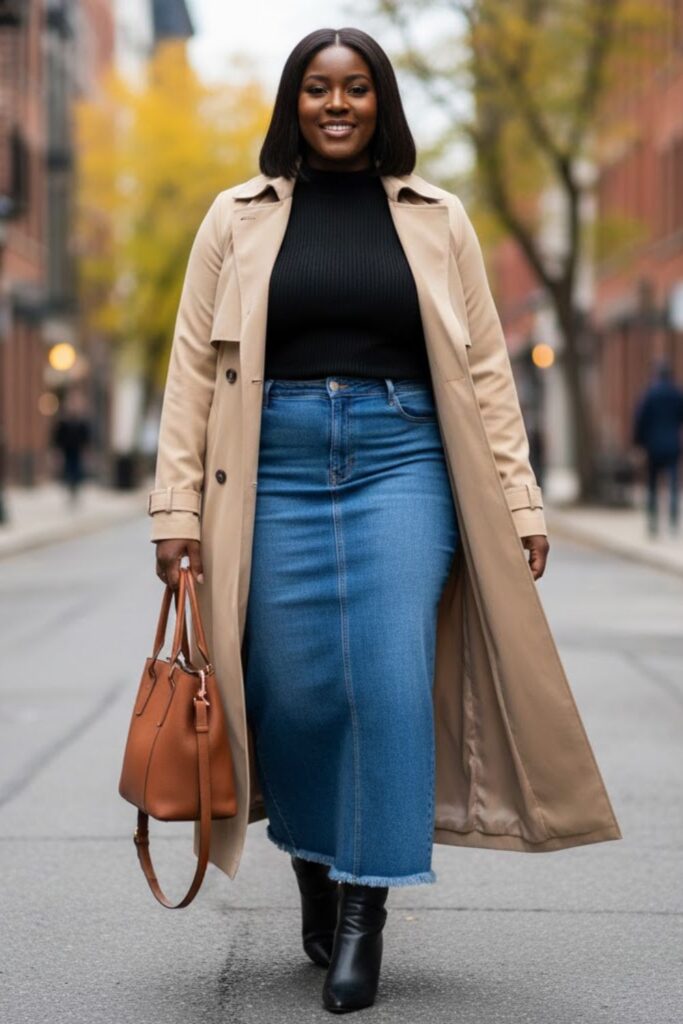 14. Fall Layers with a Trench Coat