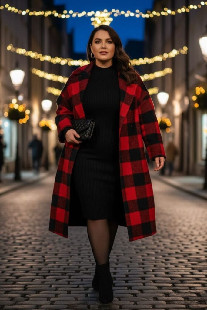 14. Monochrome Outfit with Statement Coat