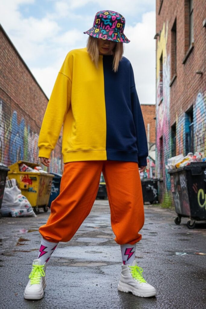 14. The Color Blocked Street Style