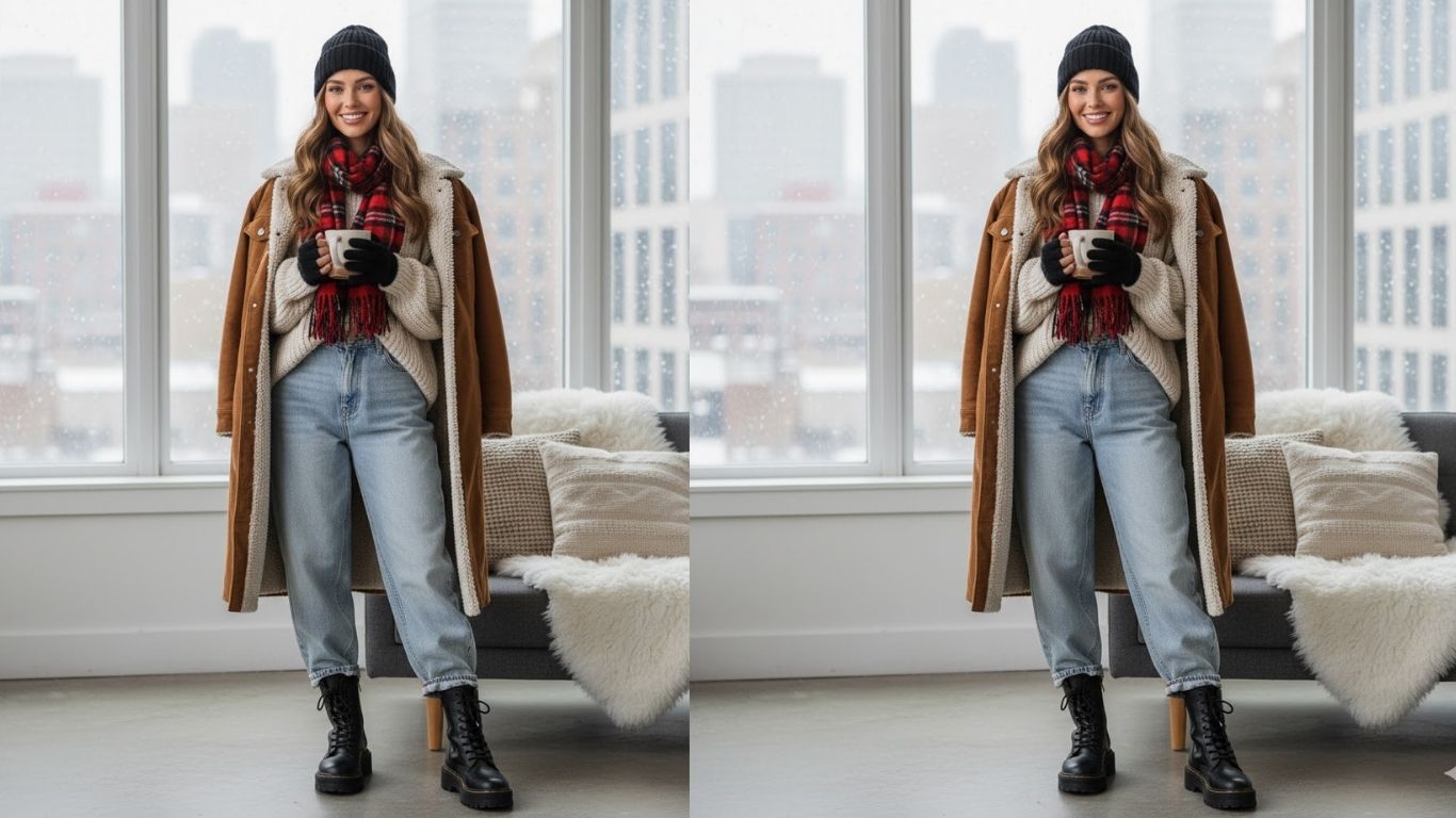 15 Baggy Jeans Outfit Ideas for Winter: Cozy, Stylish & Effortless Looks