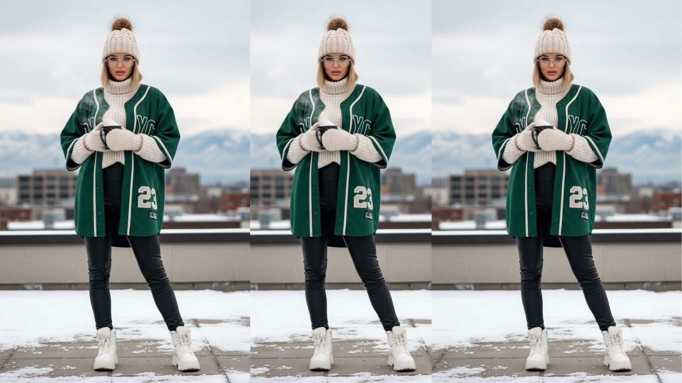 15 Baseball Jersey Outfit Ideas for Women in Winter: Trendy, Cozy, and Effortlessly Sporty Looks