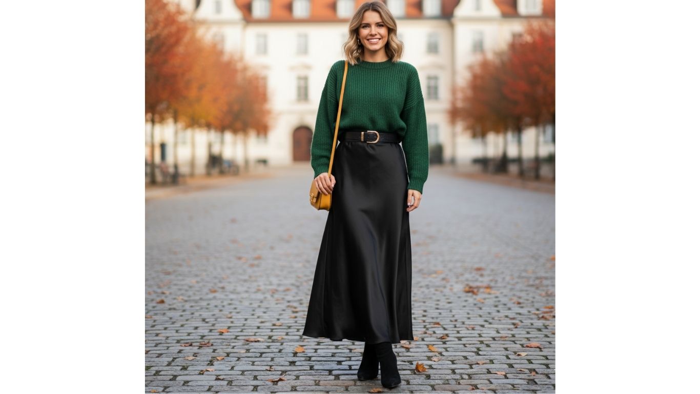 15 Black Silk Maxi Skirt Outfit Ideas for Every Season and Style