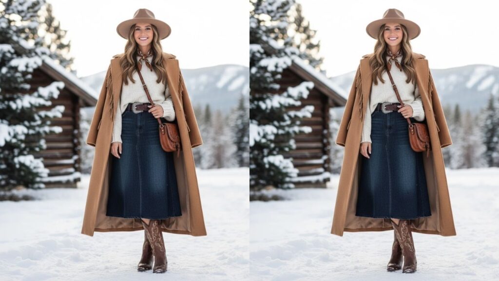 15 Cowboy Boots Outfit Ideas for Winter