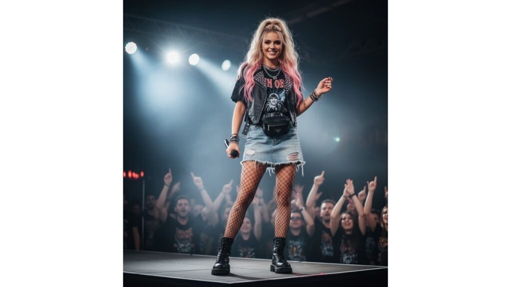 15 Denim Mini Skirt Concert Outfit Ideas