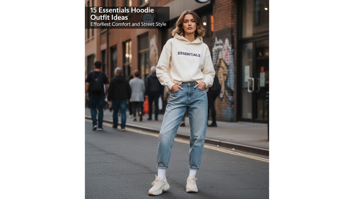 15 Essentials Hoodie Outfit Ideas for Effortless Comfort and Street Style