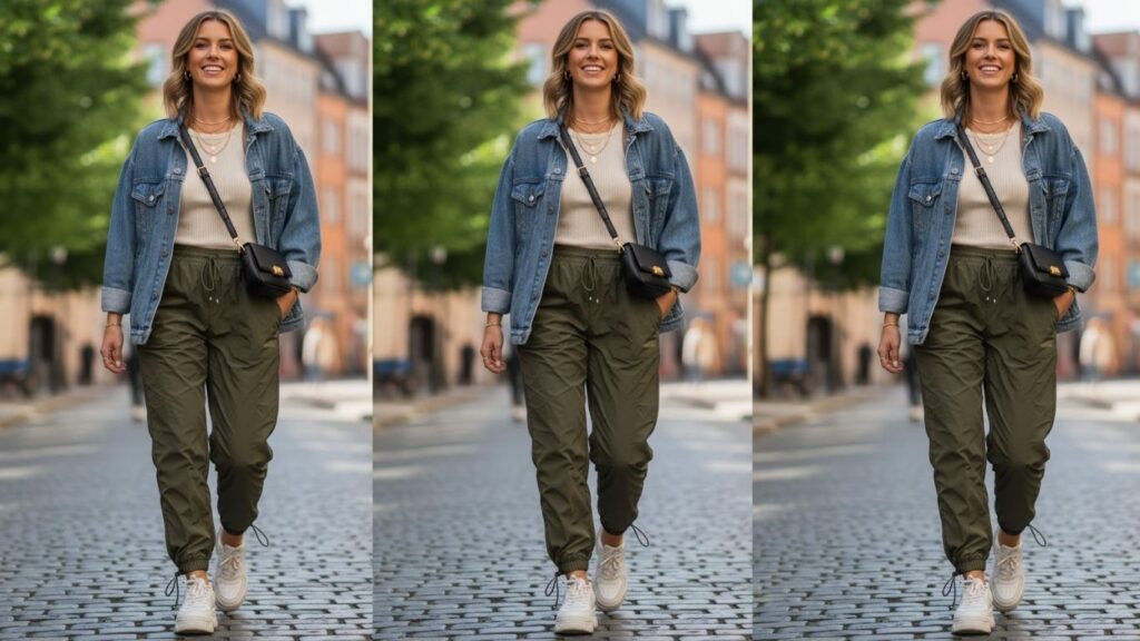 15 Green Parachute Pants Outfit Ideas