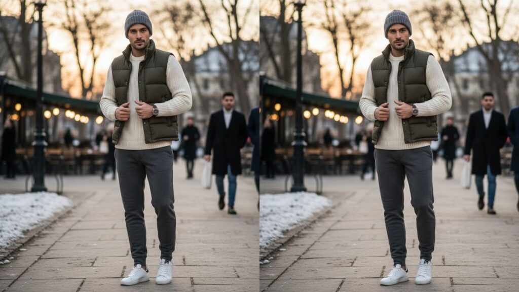 15 Grey Sweatpants Outfit Men