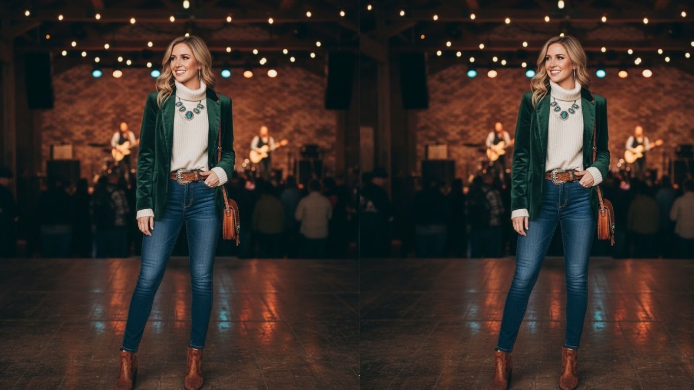 15 Indoor Country Concert Outfit Winter: Cozy, Stylish, and Stage-Ready Looks