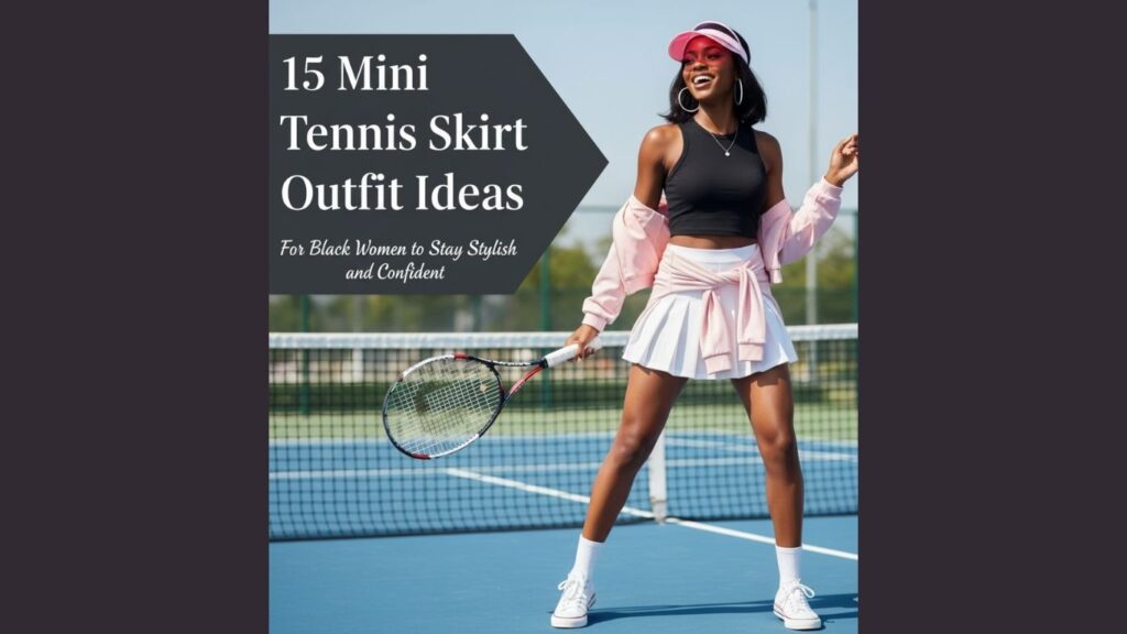 15 Mini Tennis Skirt Outfits for Black Women
