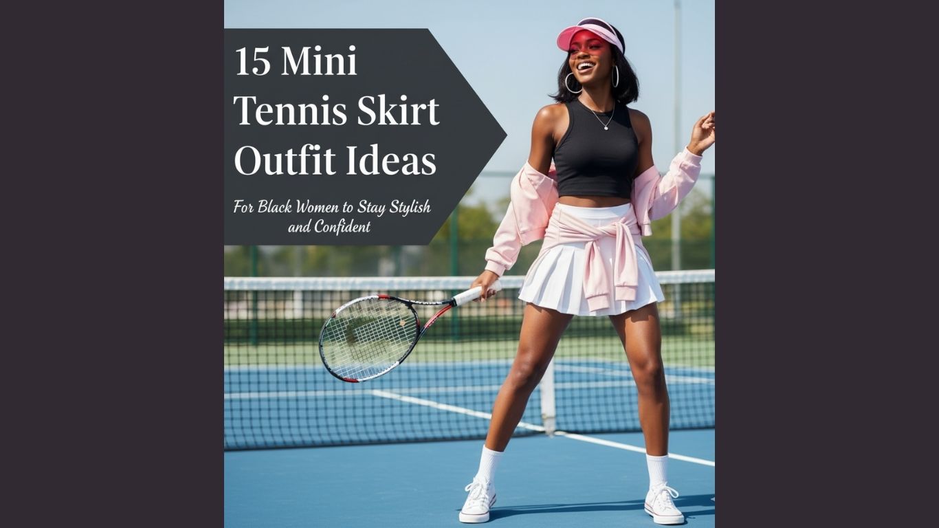 15 Mini Tennis Skirt Outfits for Black Women to Stay Stylish & Confident