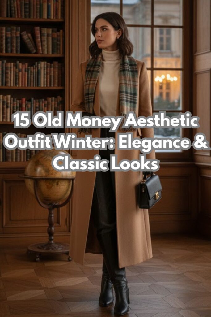 15 Old Money Aesthetic Outfit Winter