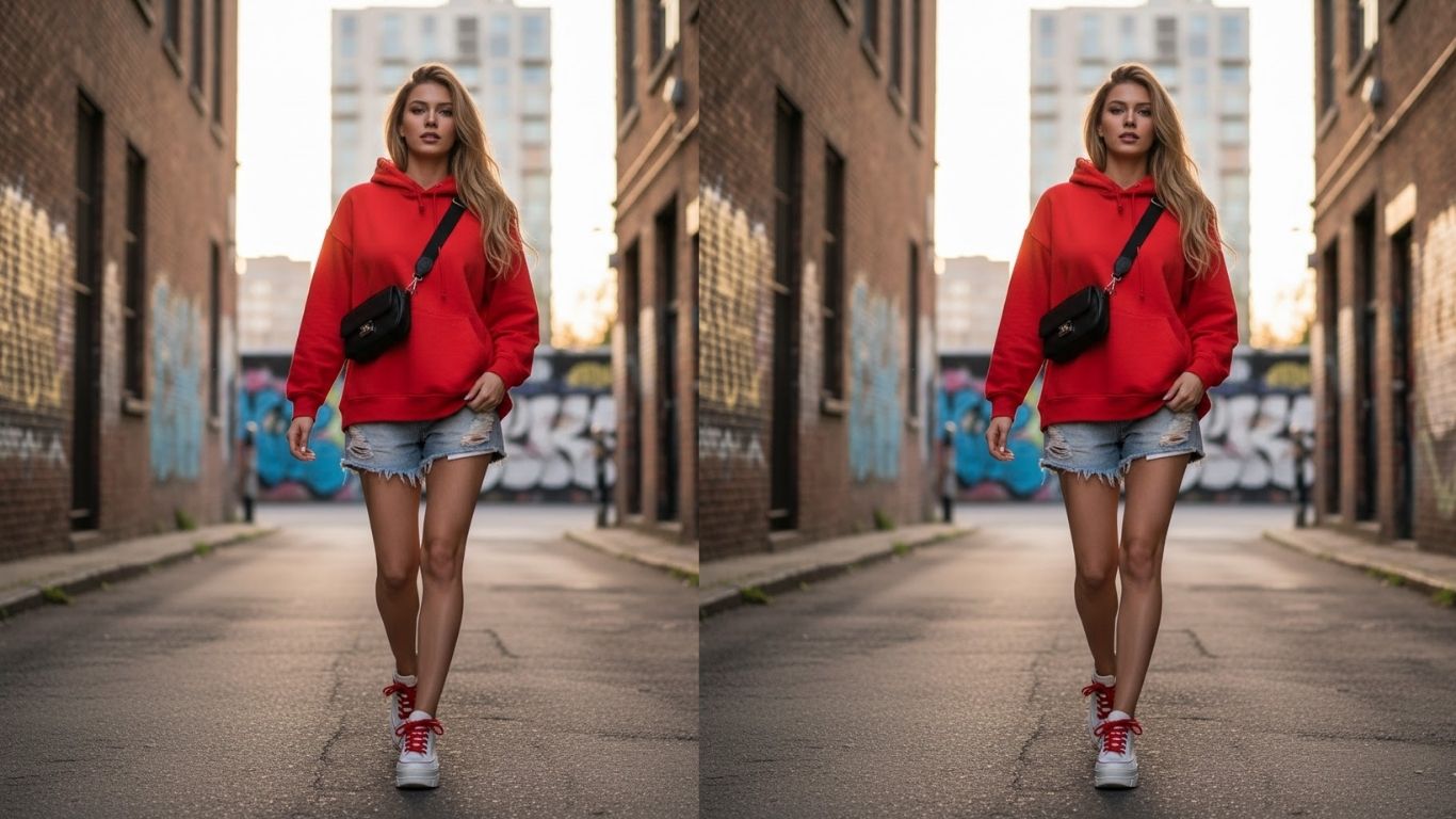 15 Red Hoodie Outfit Ideas for Bold and Effortless Street Style