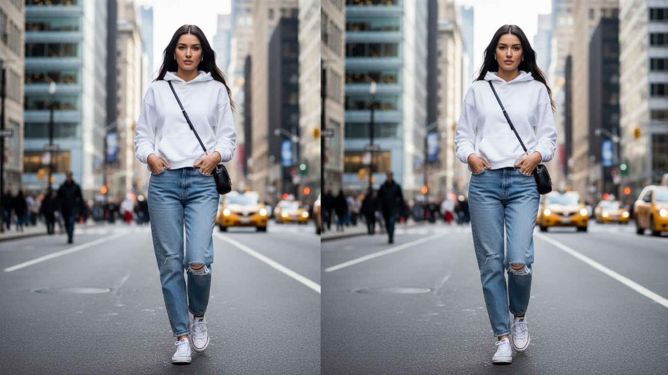 15 White Hoodie Outfit Ideas for Timeless, Effortless Style